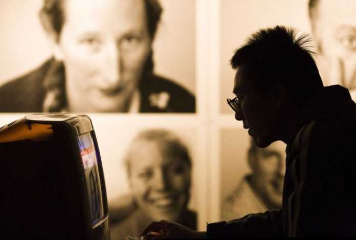 Man working on computer