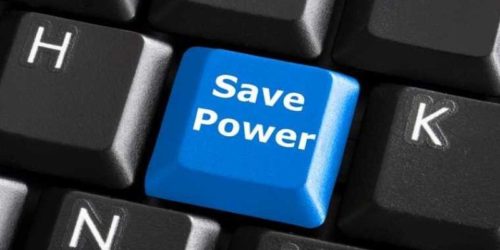 Save power button